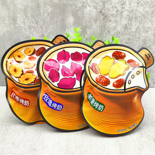 水中一枝花红枣/玫瑰/老姜烤奶10袋乳基底风味粉固体饮料包邮