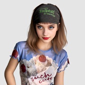 美式 高品质头戴 复古字母印花瑜伽发带女运动吸汗头带Ins风个性