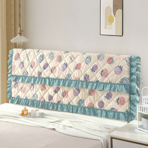 纯棉田园床头罩1.5/1.8米靠背