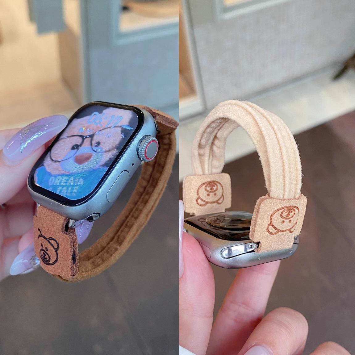 适用iwatchs10/9/8发圈皮筋表带