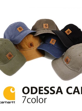 Carhartt 卡哈特帽子主线Canvas Cap鸭舌帽水洗帆布棒球帽 100289