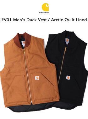 Carhartt V01 卡哈特主线经典流行保暖拉链休闲背心马甲美式工装