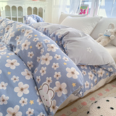 预留缩水 新款 2025斜纹单人全棉印花纯棉单被套