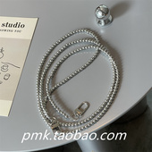 小众高级感电镀链条时尚 包链通用轻巧斜挎可背手机链斜跨加卡片女