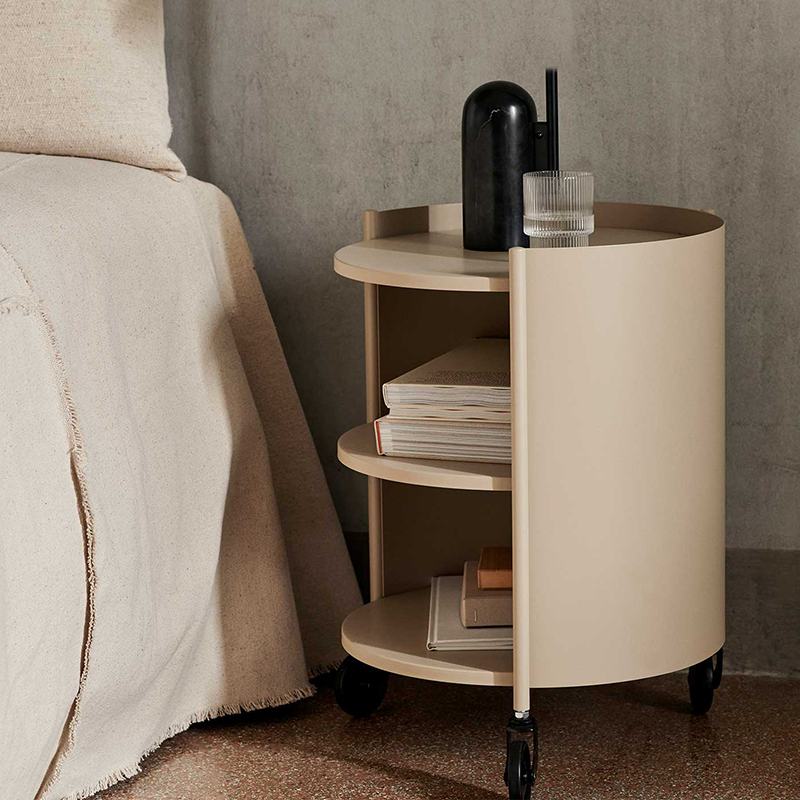北欧可移动沙发边几角几边柜现代简约小圆桌迷你茶几卧室床头柜窄