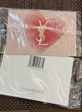 满19元包邮 ysl专柜正品贺卡 品牌周边新年情人节卡片 送礼卡片