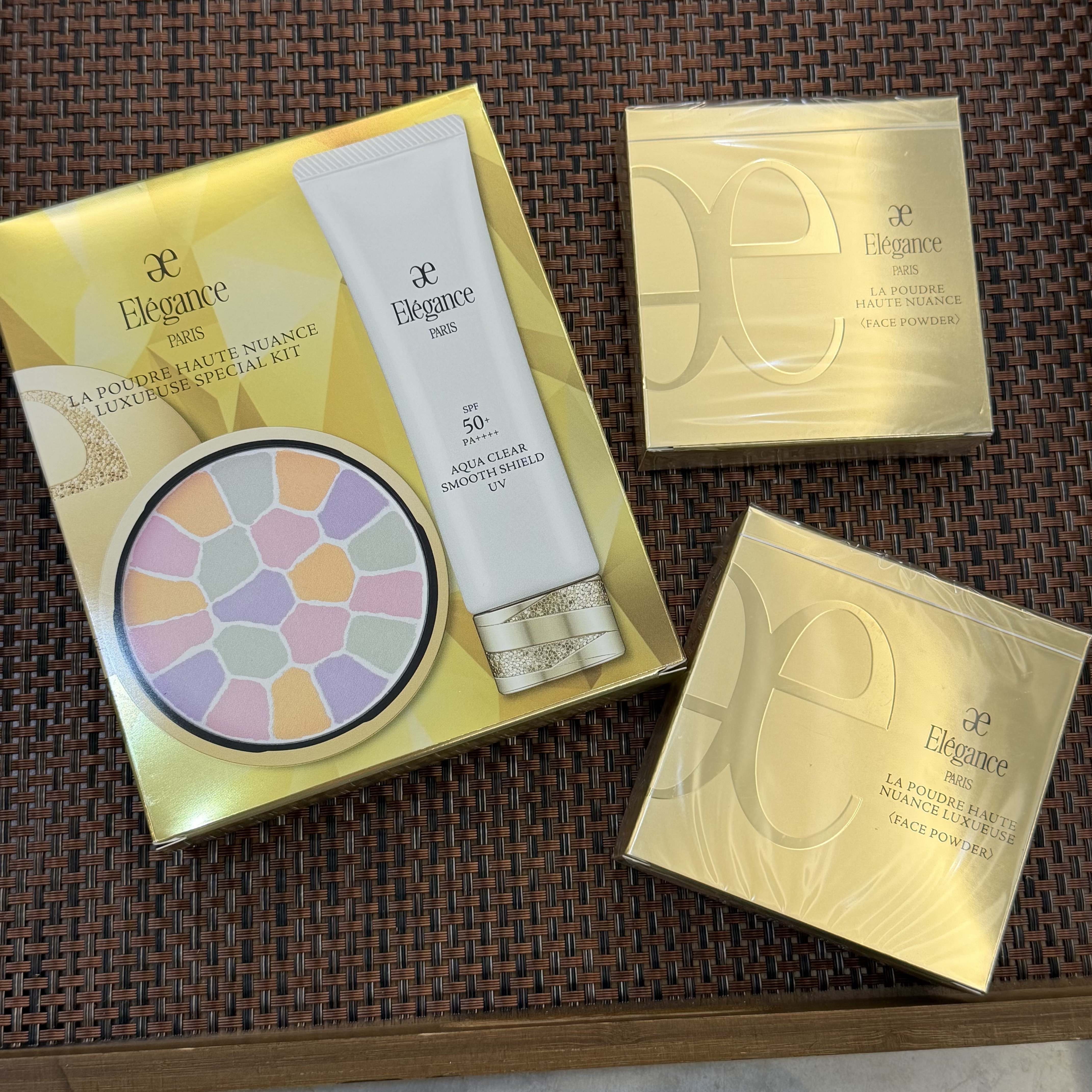 日本专柜正品 雅莉格丝E大饼便携装家庭装 防晒套装替换装