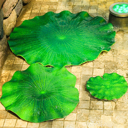 水面造景道具漂浮鱼缸睡莲摆件