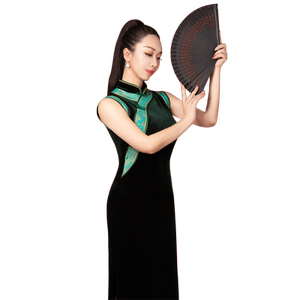 舞姿翼2024新款古典训练服走秀练功服旗袍