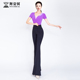 个性 时尚 导师形体服学员练习服高级感走秀喇叭裤 舞姿翼新款