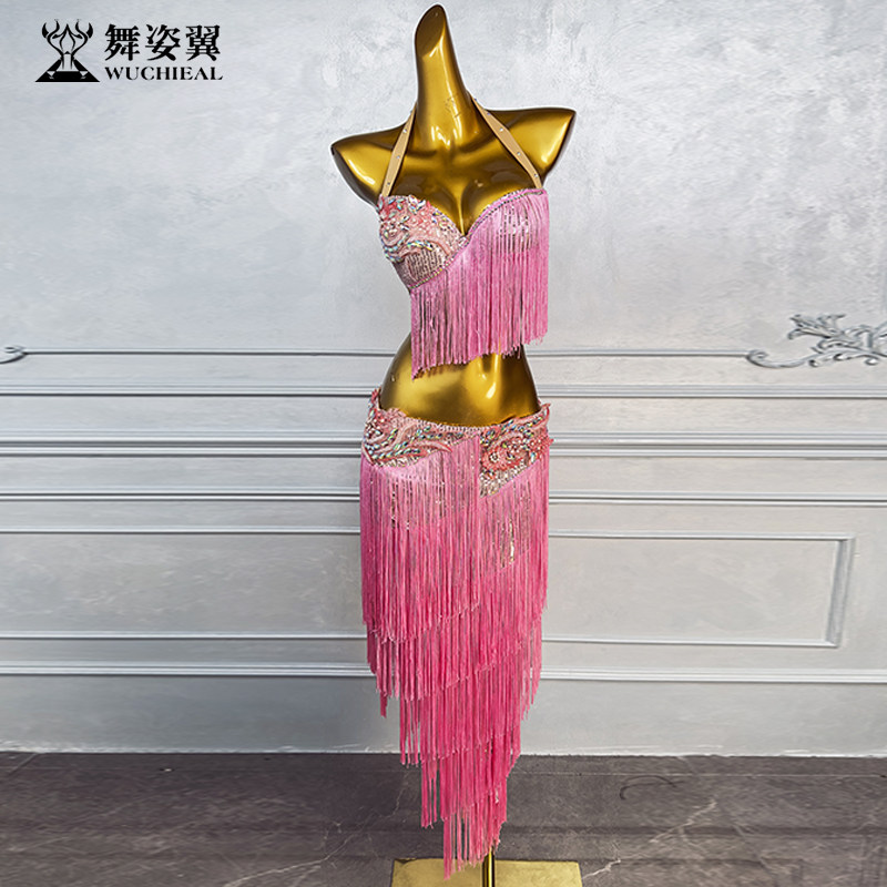 舞姿翼肚皮舞表演出比赛服训练高级感舞蹈成人艺考练表演出服