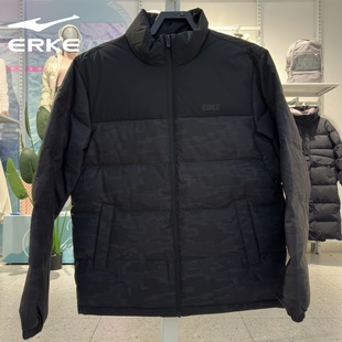 鸿星尔克男款羽绒服立领运动时尚休闲保暖2025冬新款11225401201