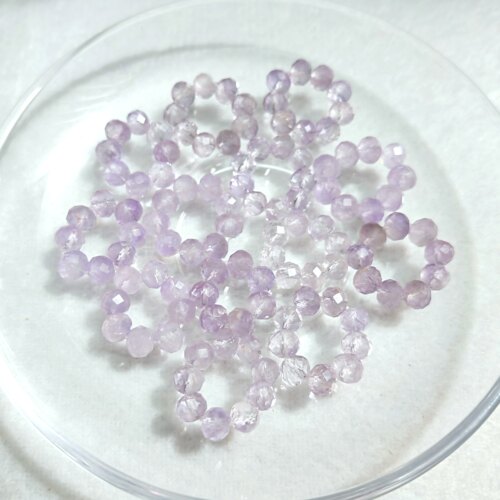 禧芙蓉XFORO紫水晶薰衣草切面紫水晶跑环隔片手工DIY串珠配件