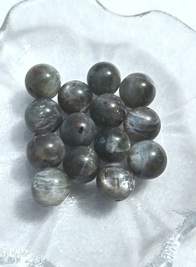 天然星辉骨干10.5mm圆珠手链单珠配件散珠