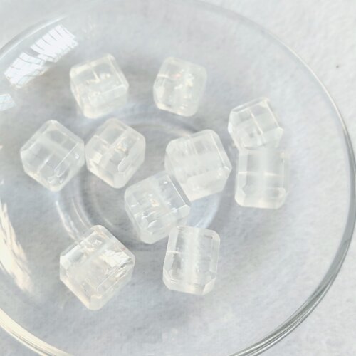 禧芙蓉XFORO白雪花幽灵天空之城白阿赛大方糖方块手工DIY串珠配件