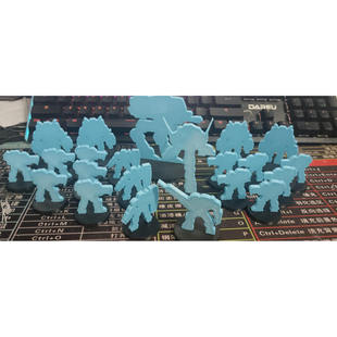 桌游 星际争霸 战棋 3D打印 立牌 棋子