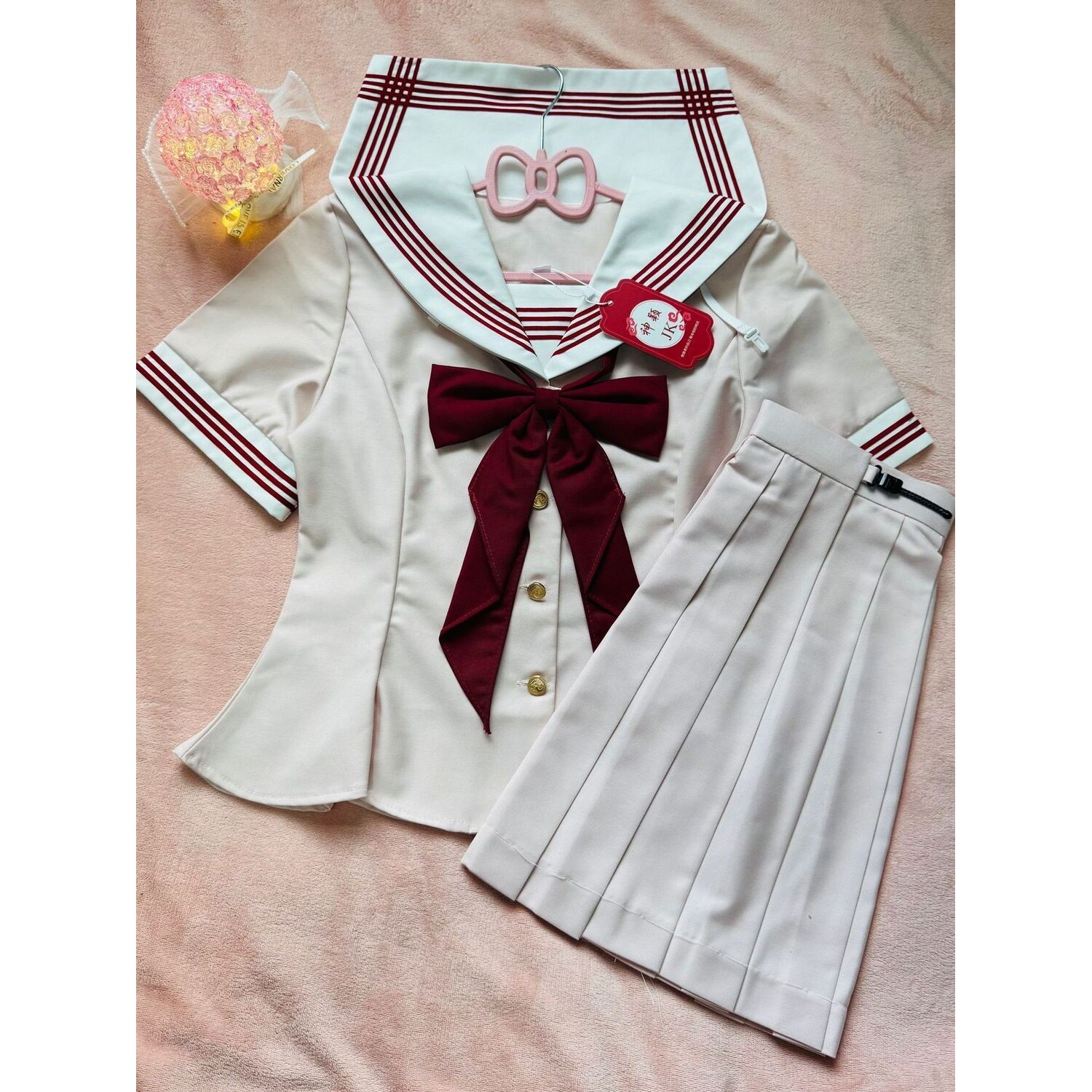 原创梨音学姐废土风正版jk制服套装日系学院水手服洋气学生女生
