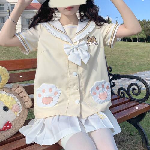 【漓川】小老虎原创正版jk制服水手服套装日系可爱学生校服幼稚园