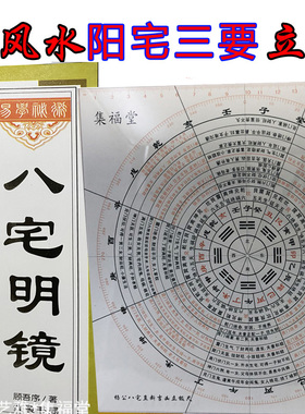 风水吉凶透明罗盘立极尺