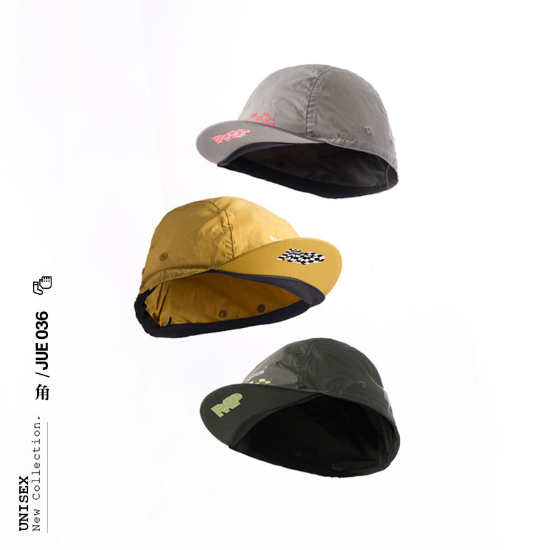 NEZA「角036」轻量防晒快干男女款头盔内衬帽趣味印花骑行小帽