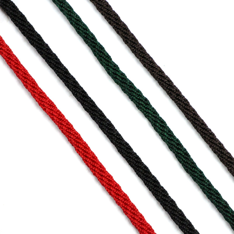 RED ROPE THICK BRACELET WOMENS NECKLACE ROPE DIY PENDANT ROPE PENDANT LANYARD WEAR-RESISTANT HANDMADE ROPE PENDANT MULTICOLORED LINE