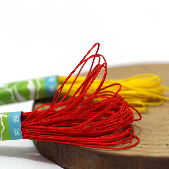 NO. 71 ULTRA-FINE JADE THREAD CHINESE KNOT WIRE ROD WOVEN NECKLACE BRACELET RED ROPE WINDING LANYARD BEADED THIN WIRE ROPE