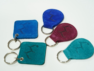 库存复古精美皮革钥匙扣包包拉链头配件装饰挂件汽车链圈书包饰品