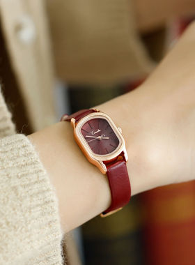 EAVANLIN/依文琳新款女表复古女款简约皮带女士手表ins风手表女