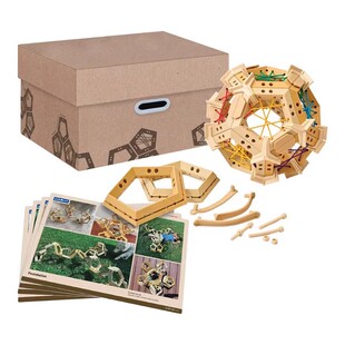 儿童积木触觉探索玩具3岁 guidecraft 立体编织建构系统穿绳游戏