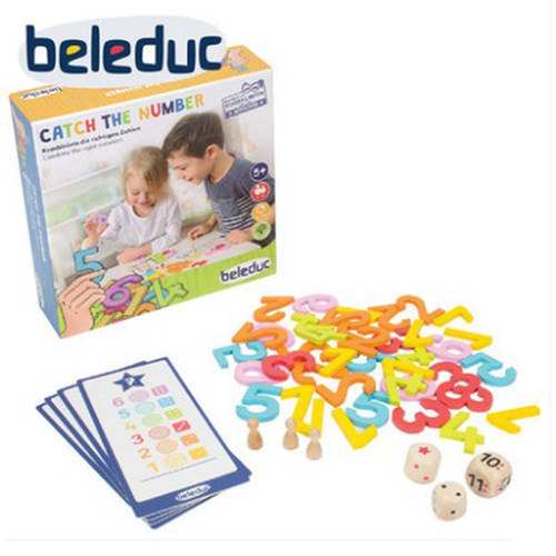 贝乐多Beleduc 数字赢家10以内数的分解与组成幼儿早教益智玩具5+