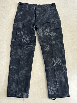 TYPHON KRYPTEK黑色蟒纹单裤 战术风格DCU作战训练长裤 国产复刻