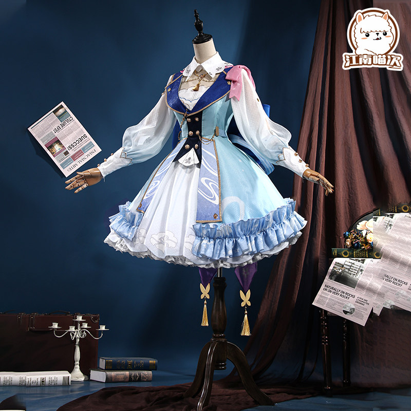 江南喵次原神cos服花时来信神里绫华cosplay游戏动漫服装女全套_虎窝淘