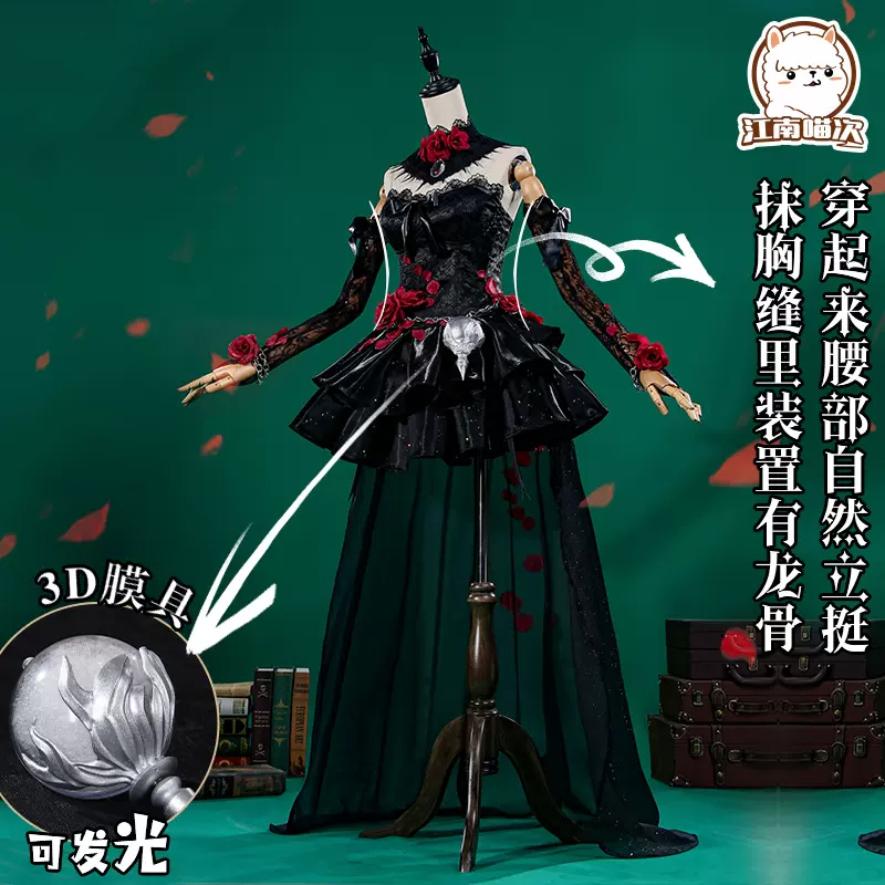 江南喵次第五人格cos服魔女之夜心理学家长夜病患星辰cos全套服装-封面