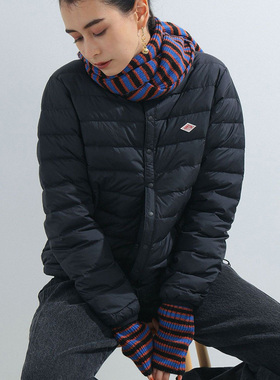 DANTON 高密度尼龙表层 轻盈贴身暖 90鸭绒 排骨格 羽绒服 可收纳