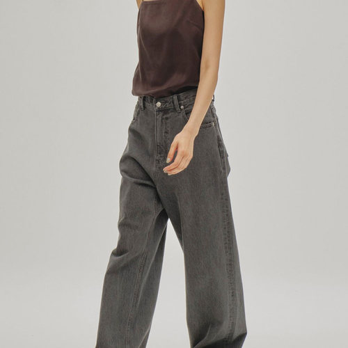 TDF 超人气 新色追加 美式复古直筒 高腰毛边耳 裤长偏长 牛仔裤