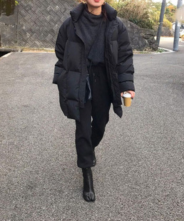 尼龙 蓬松暖 混 10白鸭绒 宽松羽绒外套TODAYFUL TDF小松精炼