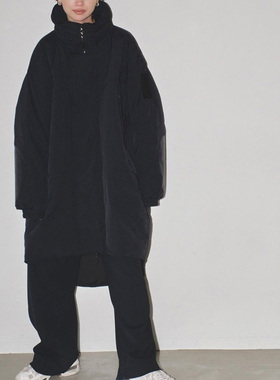 Todayful改良军款 防水尼龙表层 宽松大轮廓 90鸭绒 长款羽绒外套