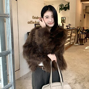 显瘦气质貉子毛皮草外套2402 气场女神 金金宠粉