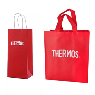 THERMOS/膳魔师保温杯礼品袋小号手提袋大号包装袋生日送礼袋子