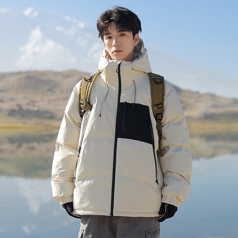 冬季新款美式高街户外连帽棉衣男潮流宽松防风保暖外套9020P98，男装棉衣，电商B203-1