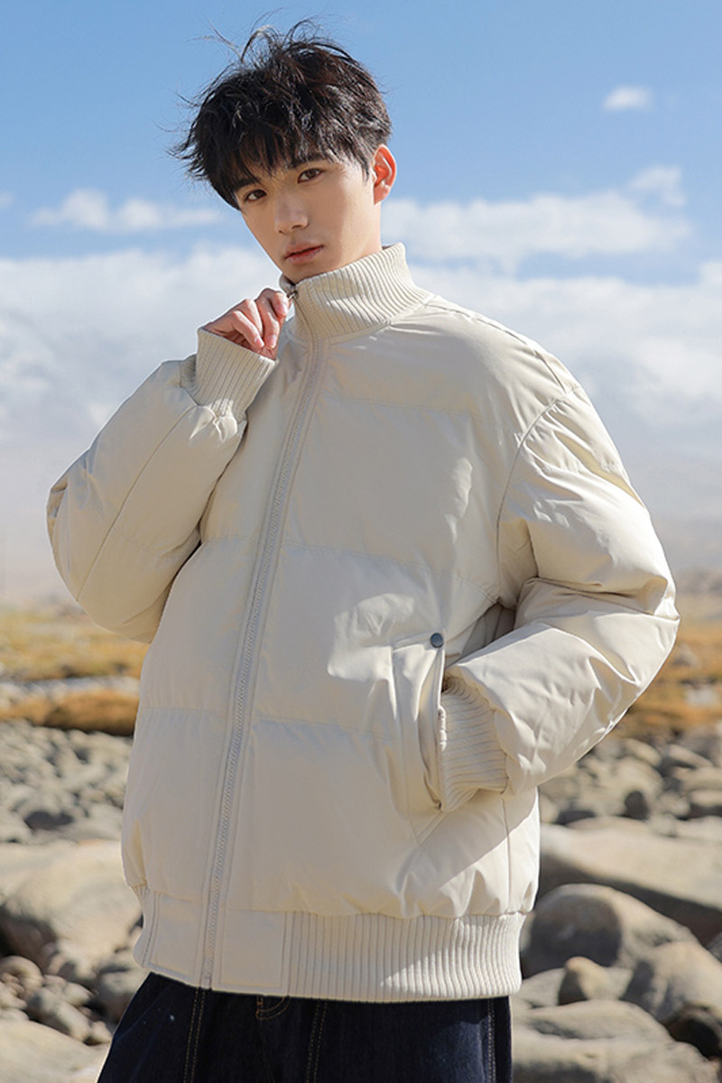 冬季美式户外立领棉衣男潮流宽松纯色棉服保暖外套9025P88,男装棉衣,电商B203-1