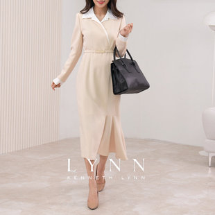 代购 春 折扣LYNN LWOPNC0300 连衣裙 韩国专柜正品 mina