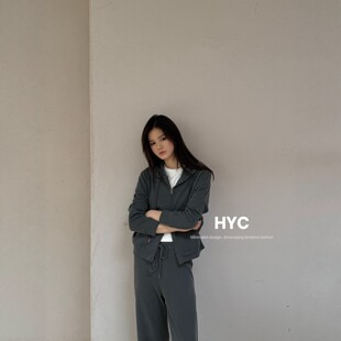 HYC十三行2026秋季新款休闲高级感运动百搭上衣连帽短外套女20967