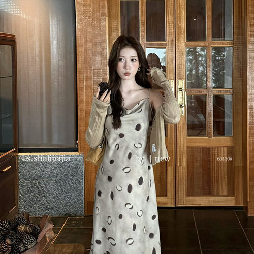 LS 简约时尚休闲针织开衫广州十三行2026早秋新款女装上衣60130#
