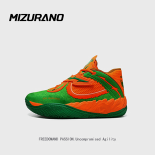 Mizurano拉梅洛鲍尔5代个性魔术贴篮球鞋男女实战防滑耐磨运动鞋