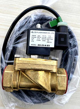 强实防爆型电磁阀AD-25-N-Ex-24VDC-G锻铜电磁阀