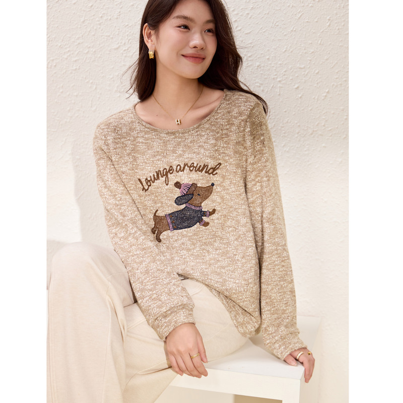 【慵懒俏皮显瘦针织衫】纤莉秀大码女装韩系减龄上衣胖mm春装新款,女装/女士精品,大码内搭,淘宝优惠券,粉丝福利购,淘宝优惠卷