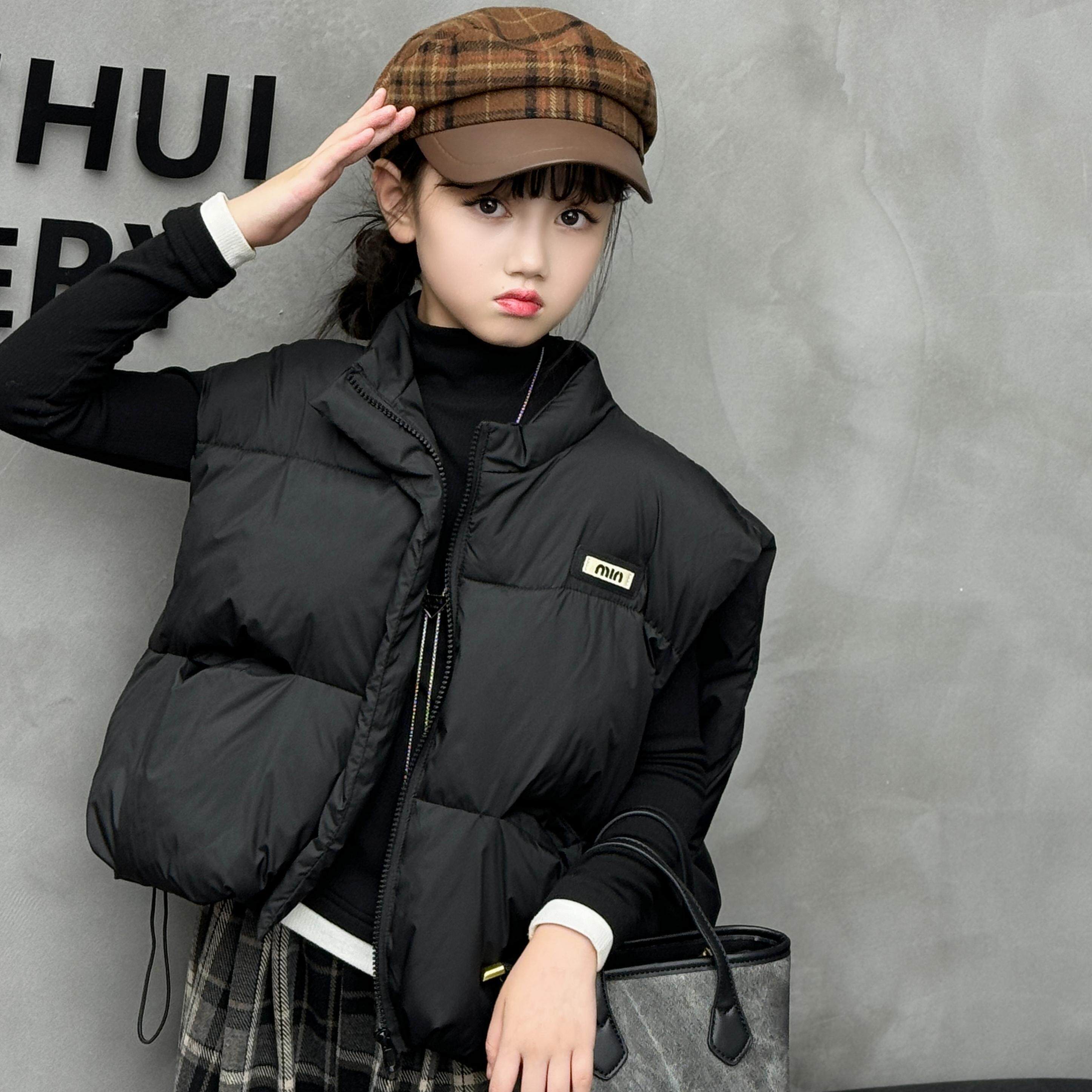 女童羽绒棉马甲秋冬2025新款小女孩外穿背心洋气儿童马夹加厚坎肩,童装/婴儿装/亲子装,羽绒马甲,淘宝优惠券,粉丝福利购,淘宝优惠卷