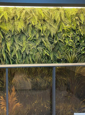 定制绿植墙仿真植物墙阳台塑料装饰背景户外绿化网红景观创意墙