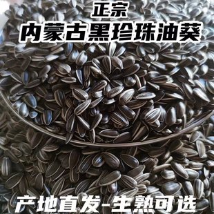 生油葵小黑瓜子葵花籽黑珍珠炒熟原味薄盐五香味小包装炒货发批